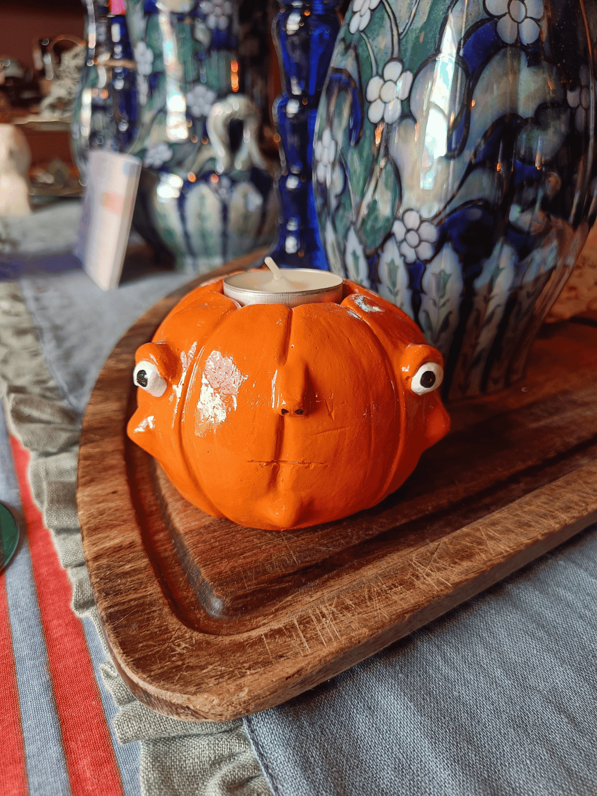 Pumpkin Tealight Candle Holder