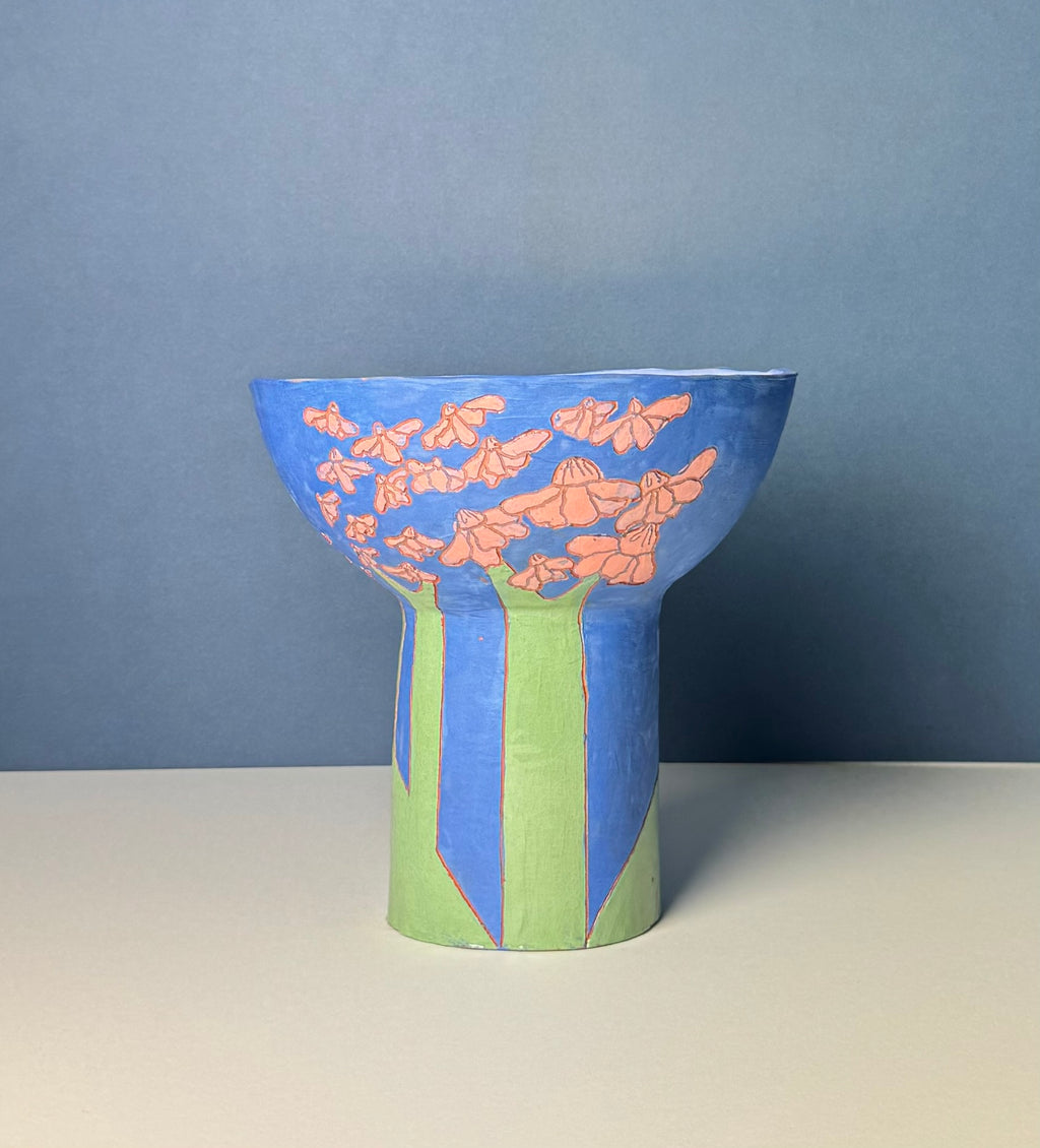Blue + Blossom Medium Lamp