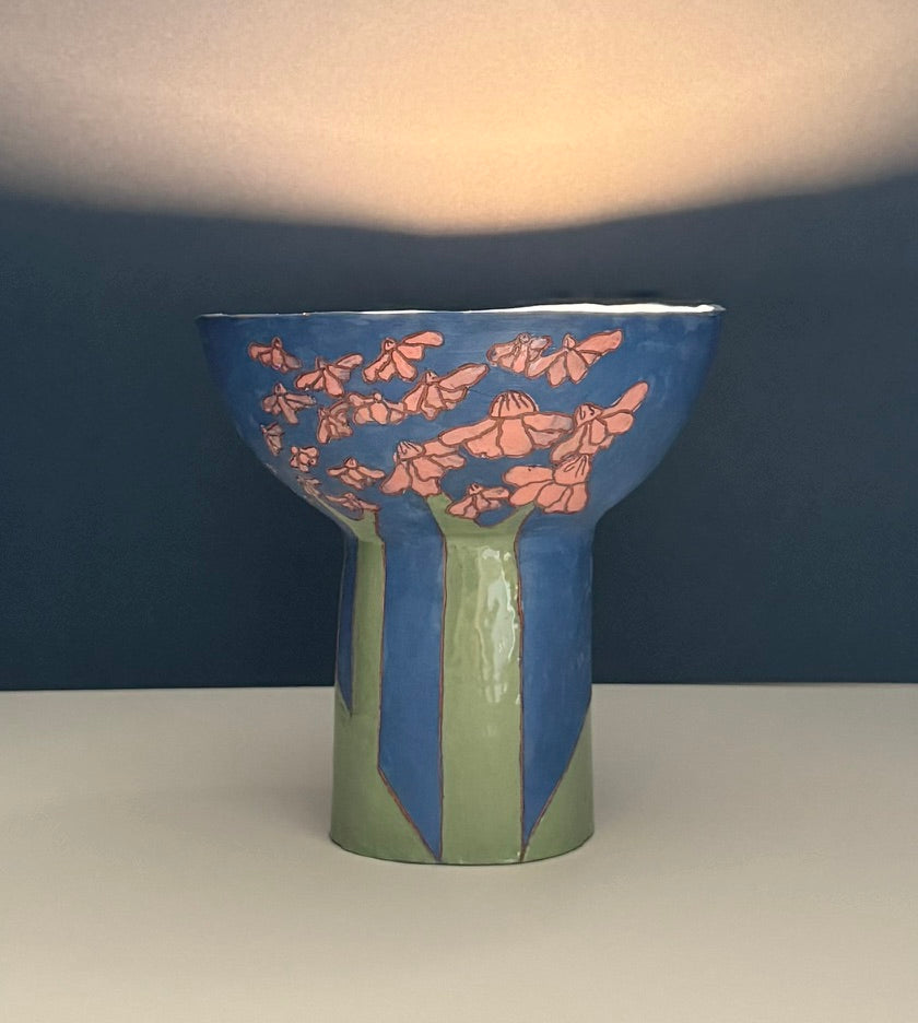 Blue + Blossom Medium Lamp