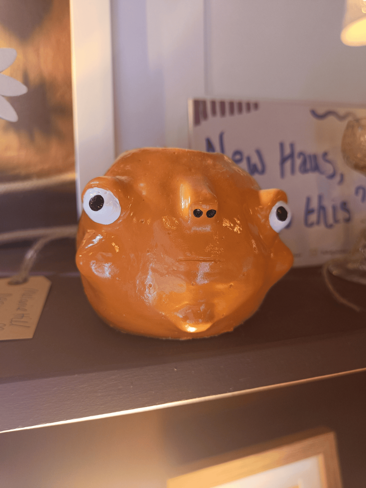 Ponky Orange Candle Holder