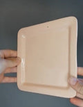 Vintage set (6) pink Longwy Fr - Set of 6
