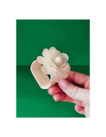 Capiz Shell Floral Napkin Rings - Set of 4