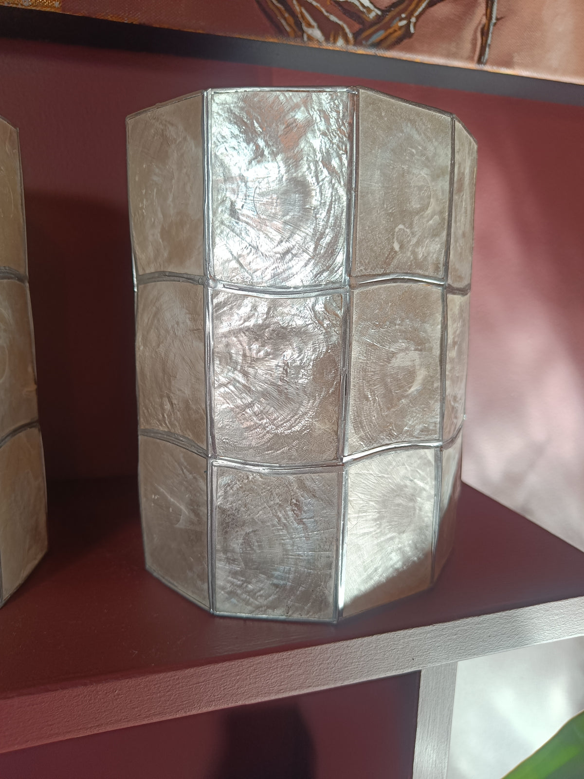 Vintage Oyster Shell Lampshades